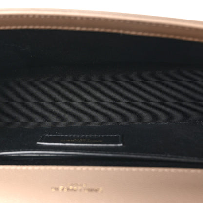 Saint Laurent Grain De Poudre Small Monogram Kate Satchel Dark Beige 5 of 10