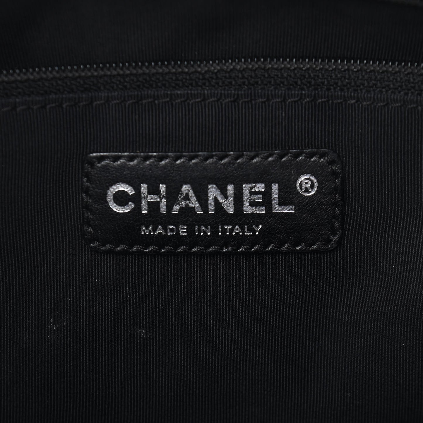 Patent Quilted Grand Shopping Tote GST Black