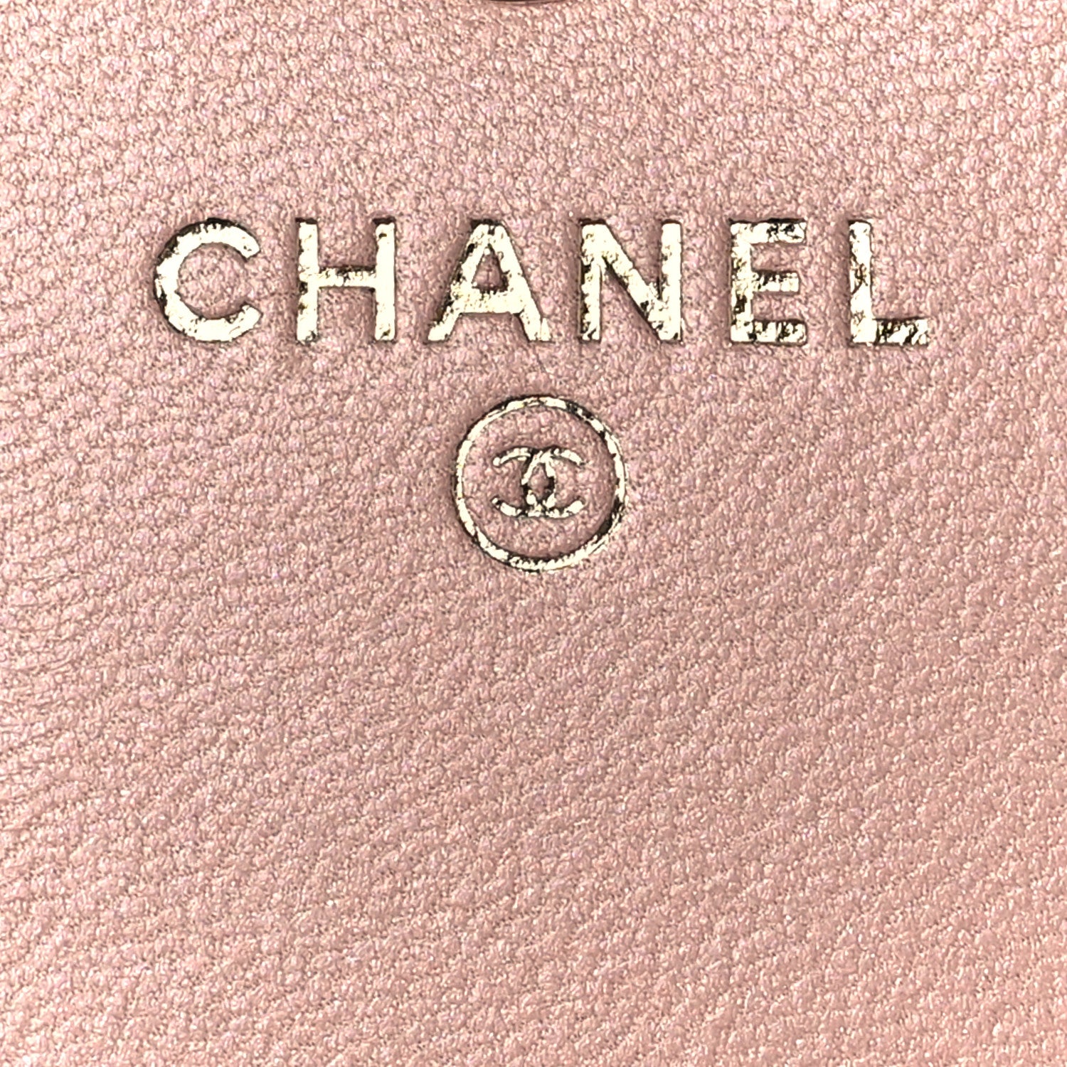 Chanel Iridescent Calfskin Quilted Boy Wallet on Removable Chain Light Pink 6 of 12