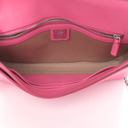 MCM Calfskin Large Patricia Wallet On Chain Pink 5 of 10