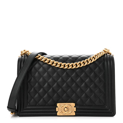 Chanel Caviar Quilted New Medium Boy Flap Black 1 of 9