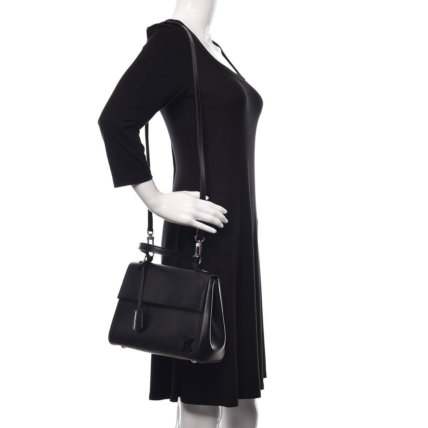 Louis Vuitton Epi Cluny BB Black 2 of 10