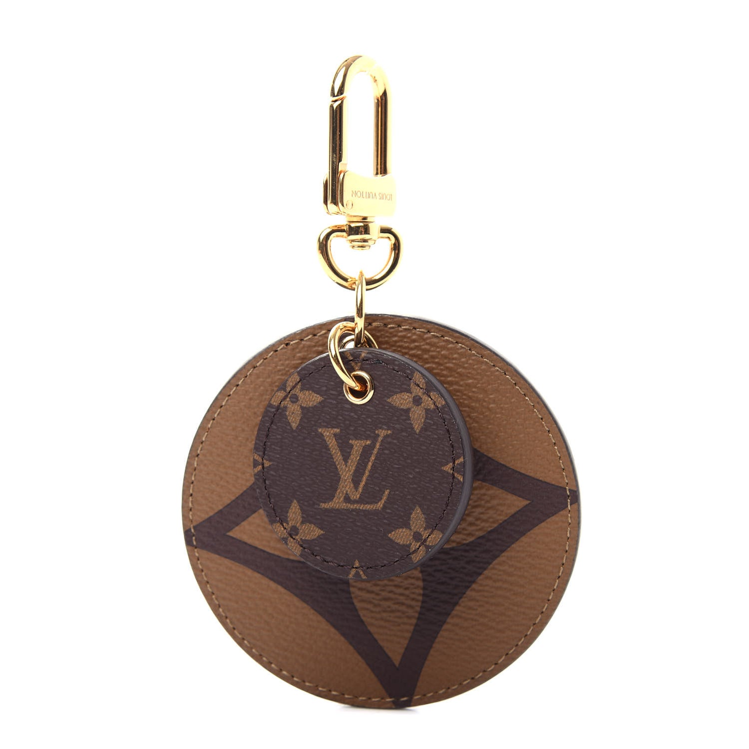 Louis Vuitton Monogram Reverse Key Holder Bag Charm 1 of 4