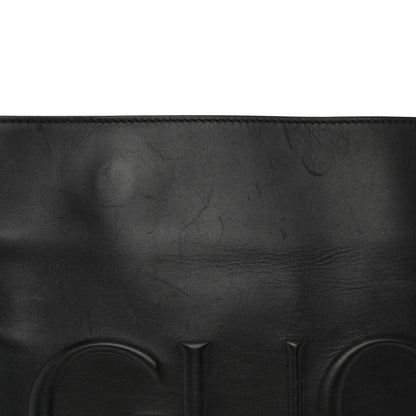 Gucci Calfskin Embossed XL Clutch Black 9 of 14