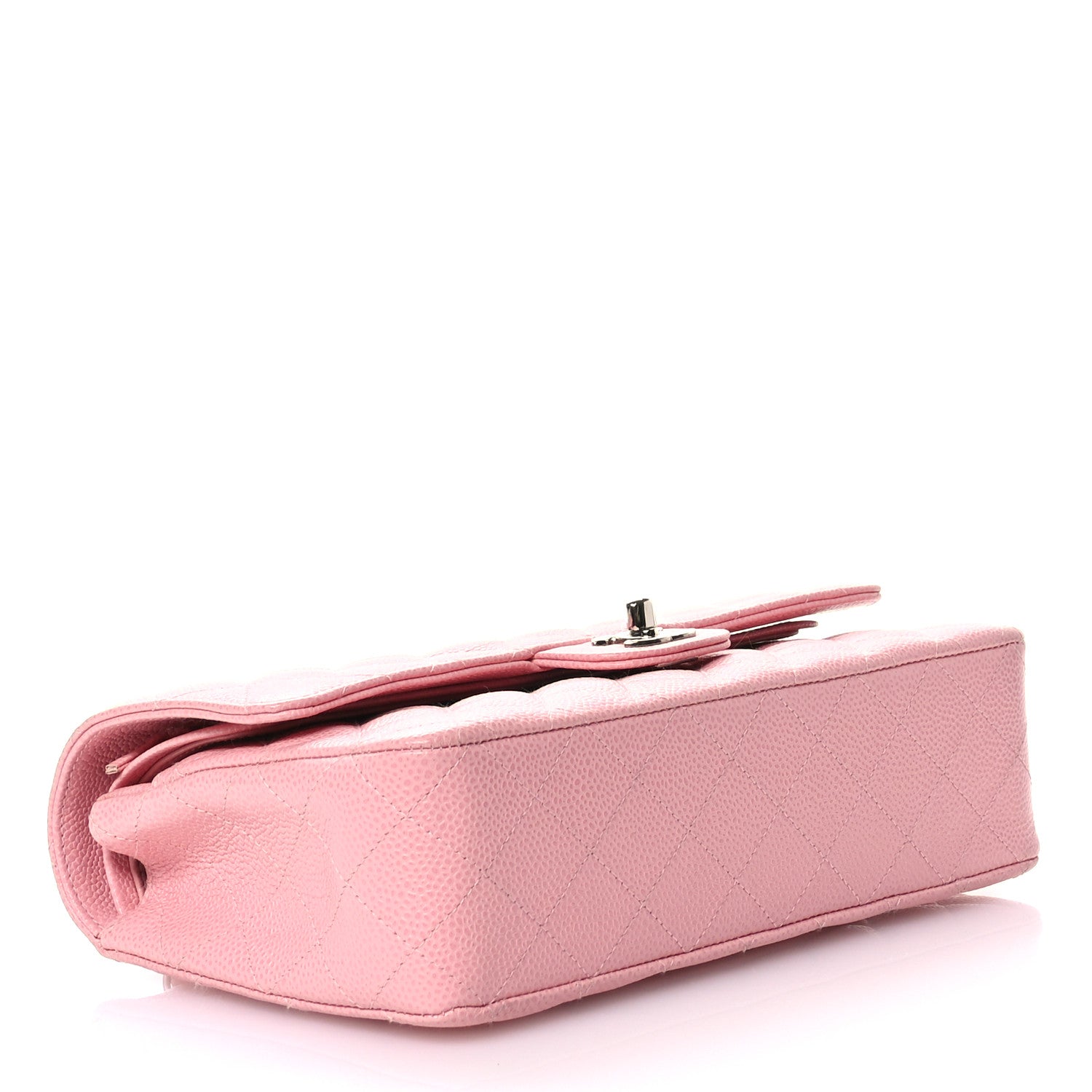 Chanel Caviar Quilted Medium Double Flap Pink 4 of 11
