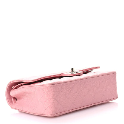 Chanel Caviar Quilted Medium Double Flap Pink 4 of 11
