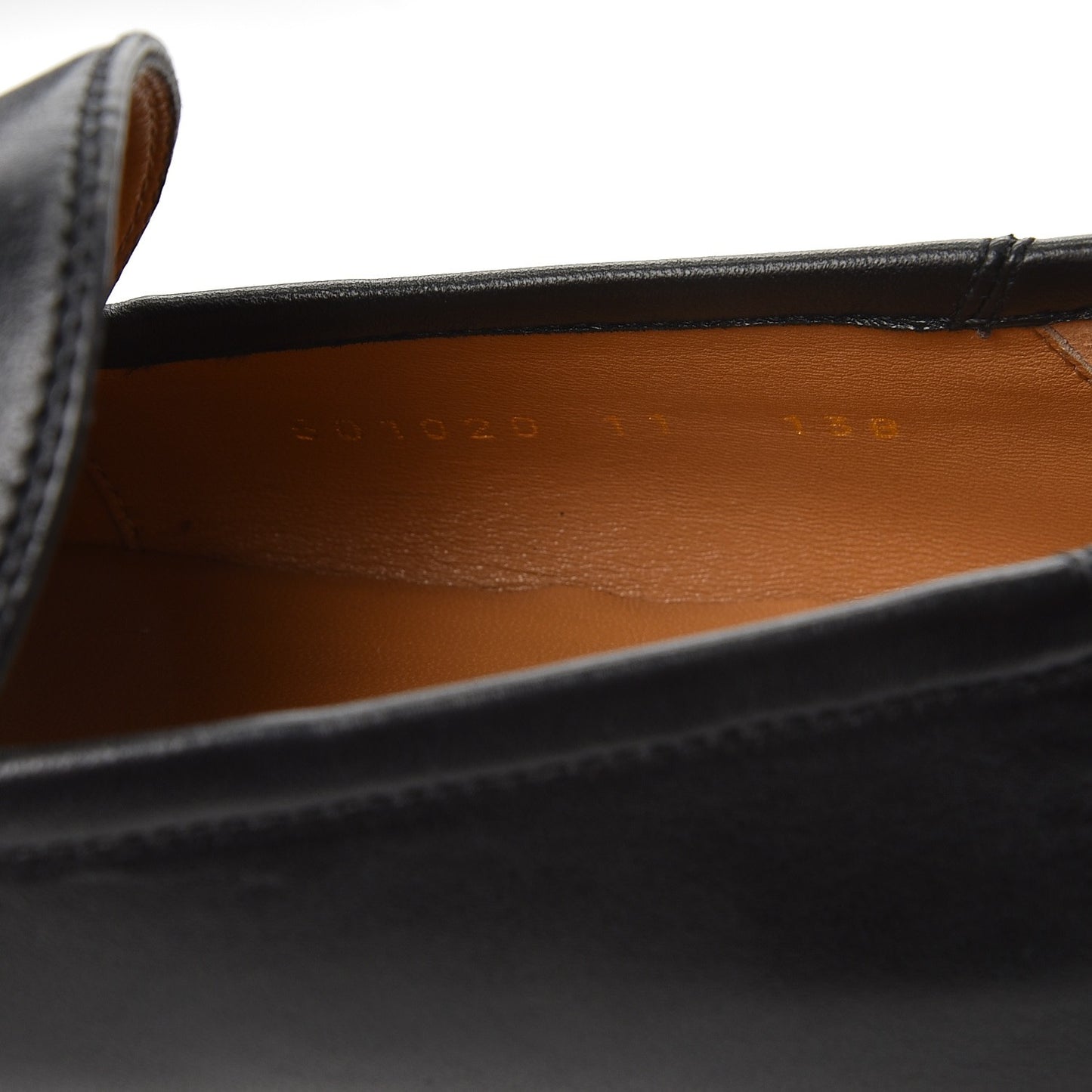 Lambskin Wolf Embroidered Mens Brixton Horsebit Loafers 11 Black