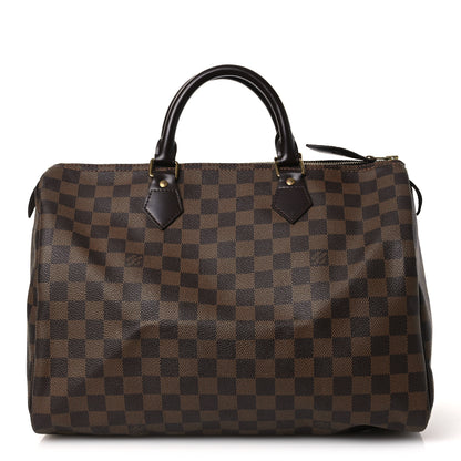 Louis Vuitton Damier Ebene Speedy 35 1 of 14