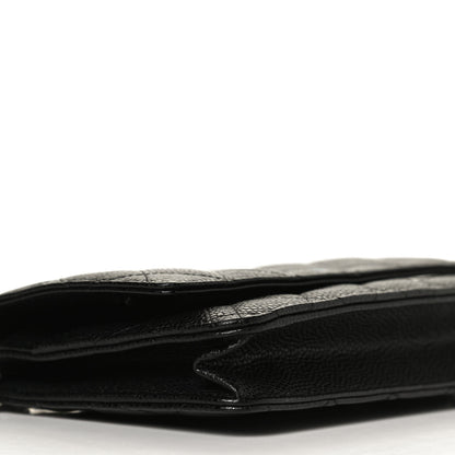 Chanel Caviar Quilted Wallet On Chain WOC Black 9 of 13