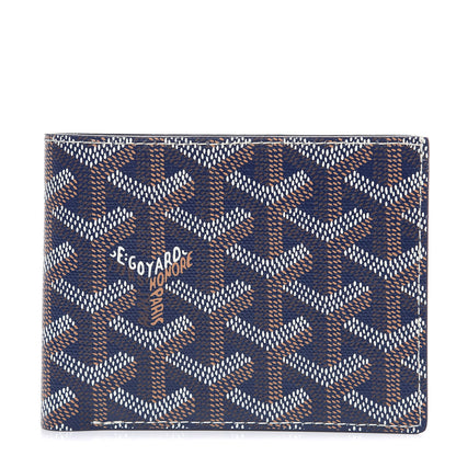 Goyard Goyardine Bi-Fold Victoire PM Wallet Navy 1 of 6