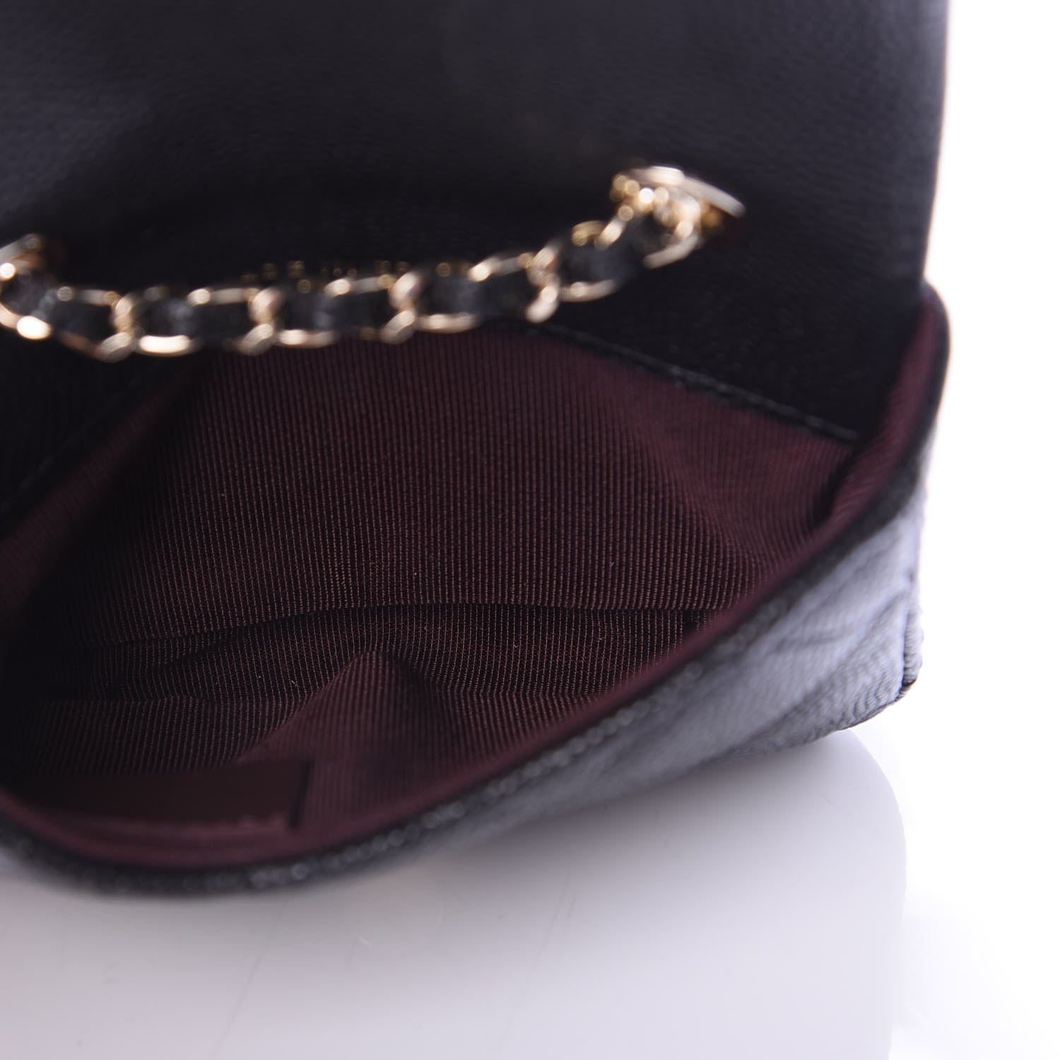 Chanel Caviar Quilted Mini Chain Belt Bag Black 5 of 8