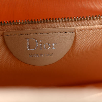 Christian Dior Oblique Embroidered Lace Dior Madame Bovary Small Book Tote With Strap Beige Red 6 of 11