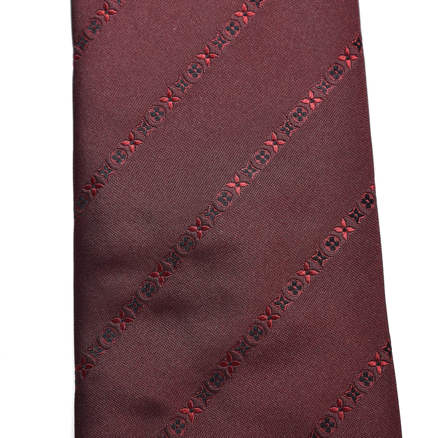 Silk Mens Neck Tie Bordeaux