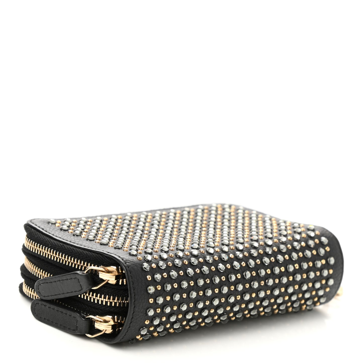 Bullskin Strass Studded Zip Around Phone Holder Black