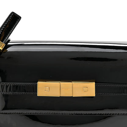 Saint Laurent Patent Small Manhattan Shoulder Bag Black 7 of 11