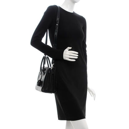 Saint Laurent Grained Calfskin Baby Sac De Jour Souple Black 2 of 8