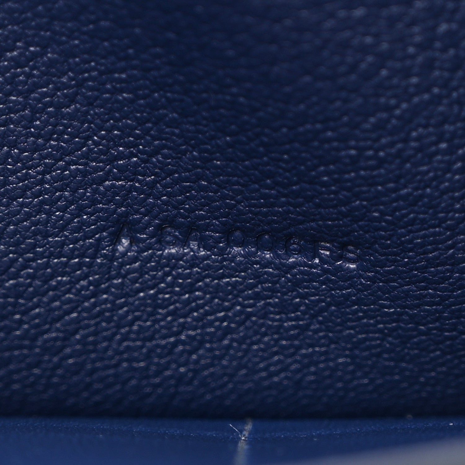 Hermes Ostrich Kelly Longue Wallet Bleu Iris 7 of 9