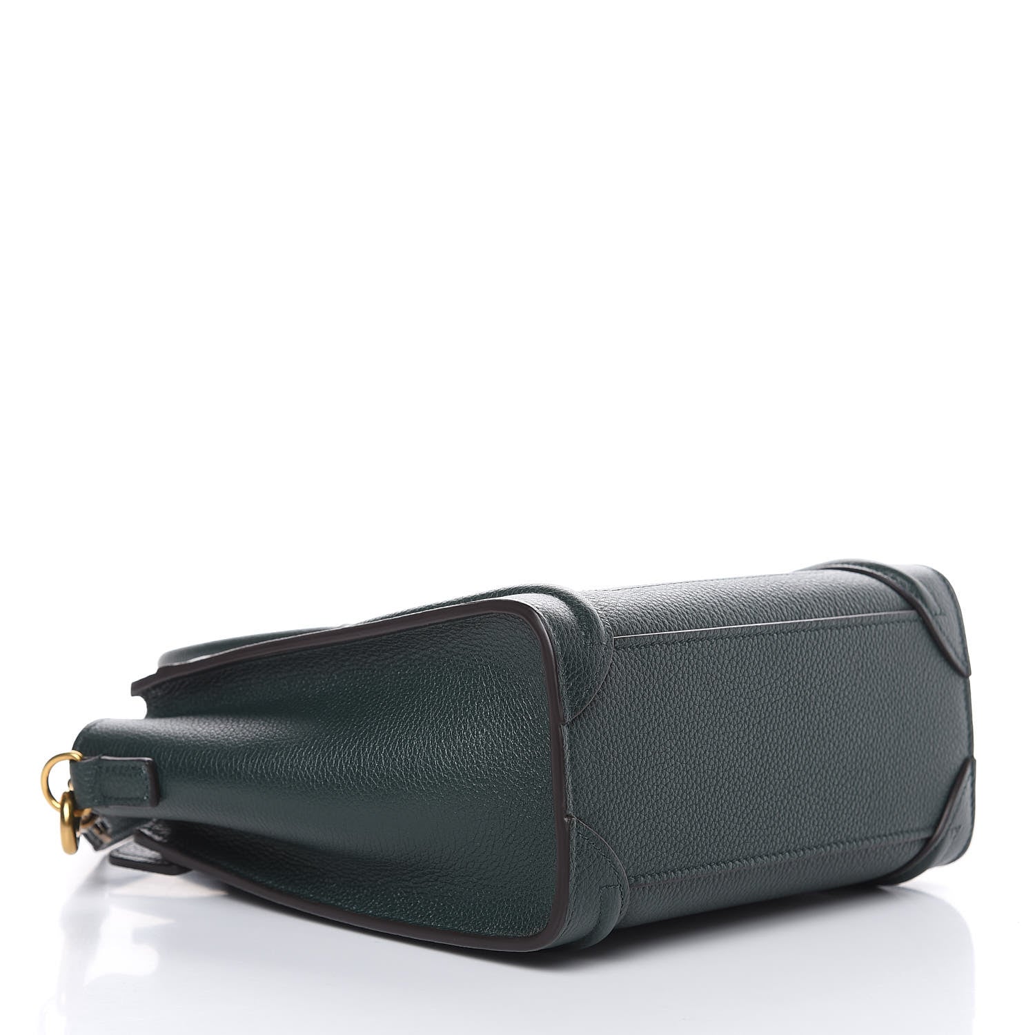 Celine Drummed Calfskin Nano Luggage Amazone 4 of 10