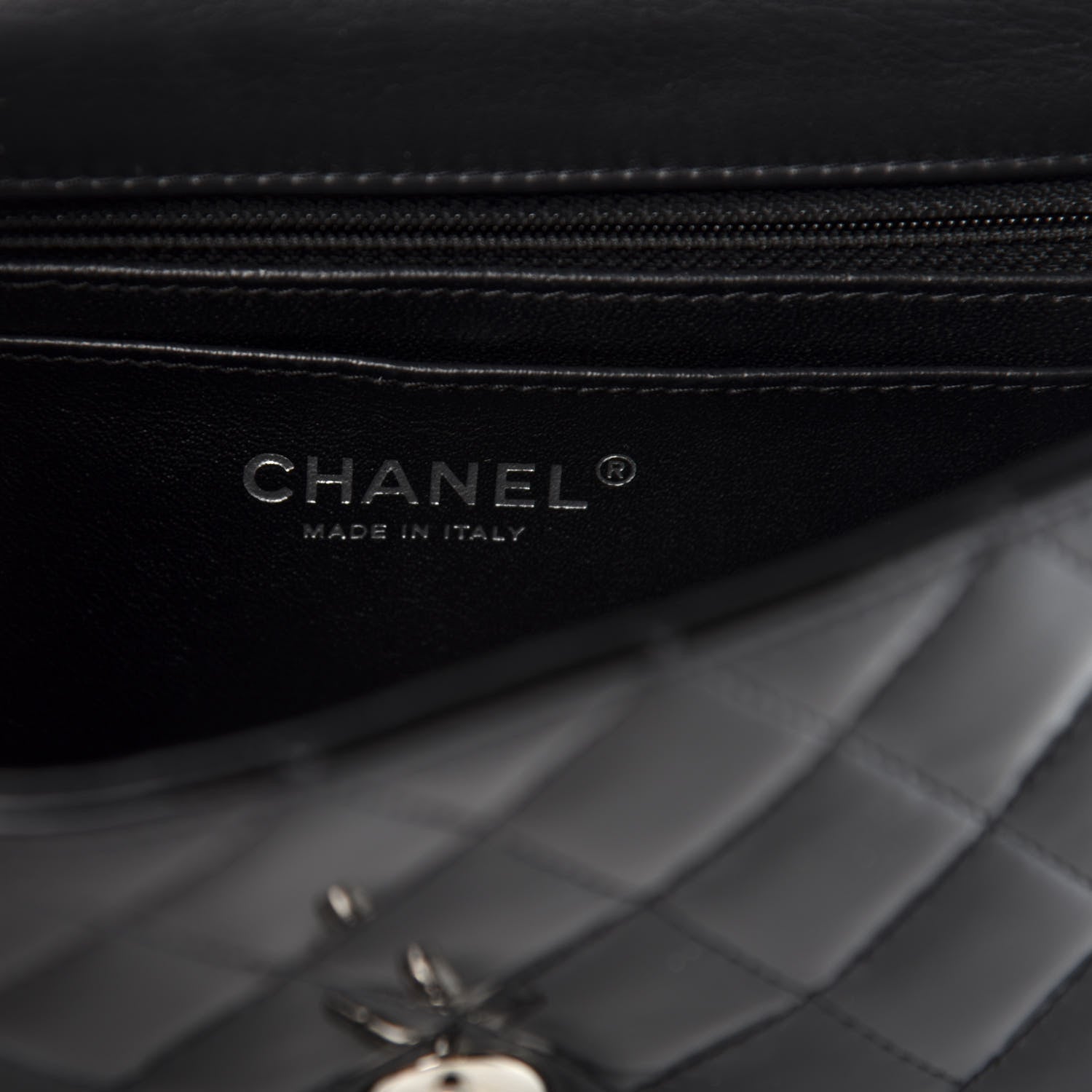 Chanel Patent Calfskin Quilted Mini Rectangular Flap Black 8 of 12