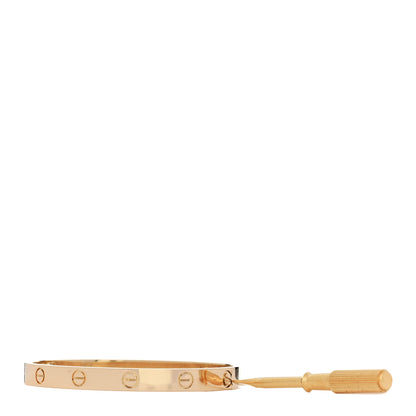 Cartier 18K Yellow Gold LOVE Bracelet 17 3 of 7