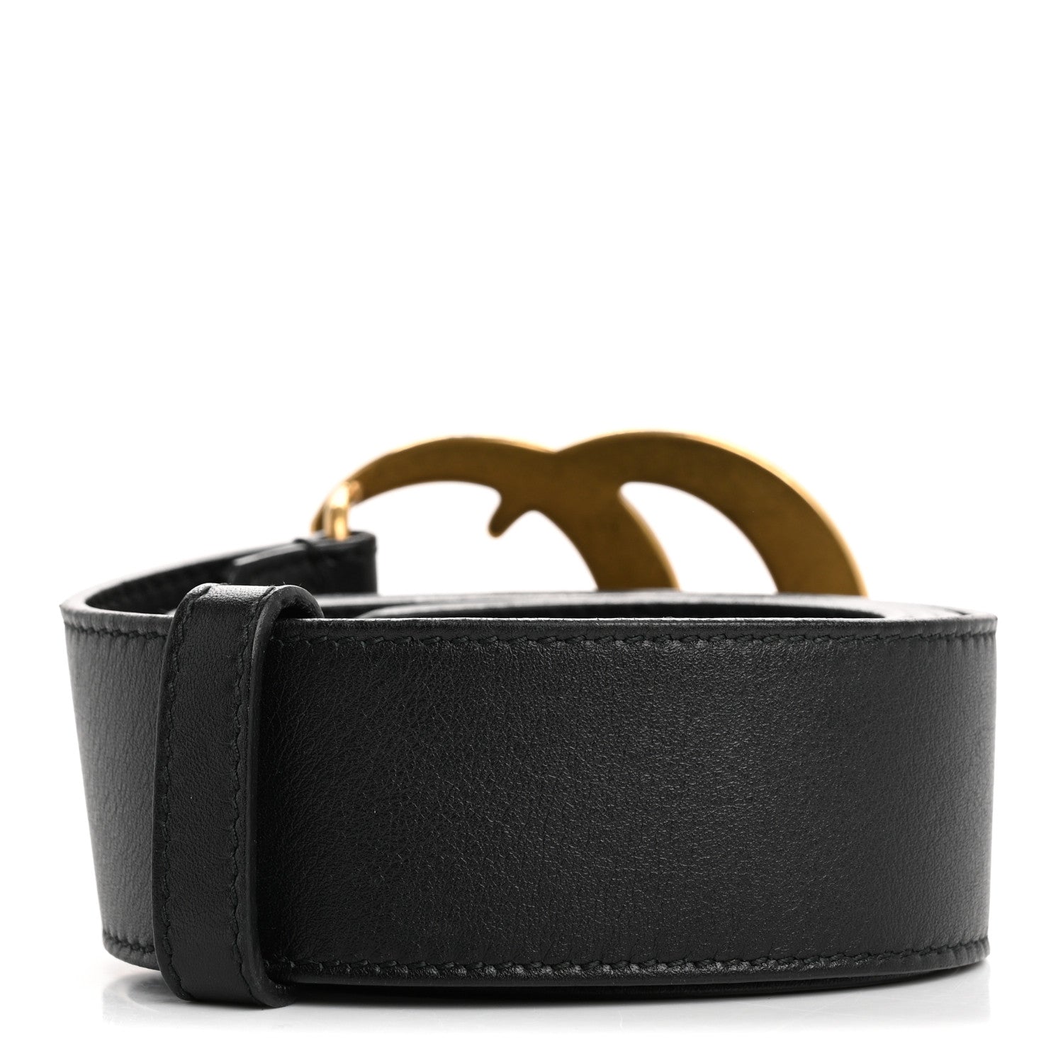 Gucci Calfskin Double G 40mm Belt 80 32 Black 2 of 7