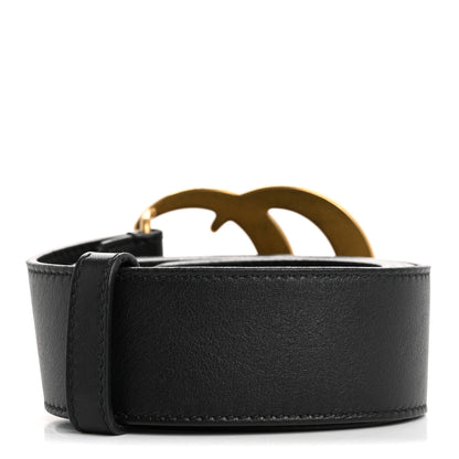 Gucci Calfskin Double G 40mm Belt 80 32 Black 2 of 7