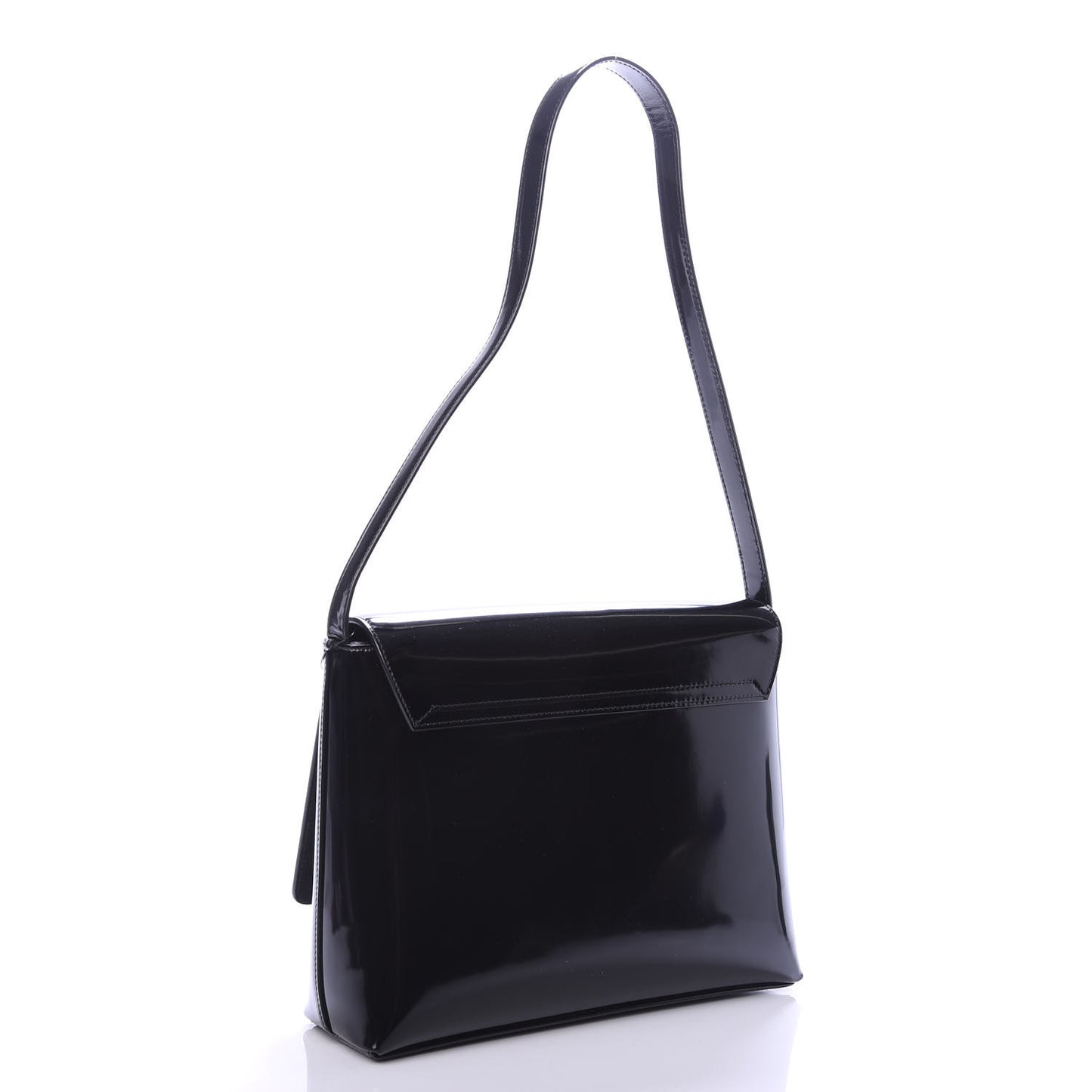 Patent Le 90 Shoulder Bag Black