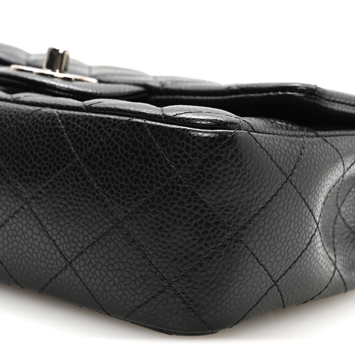 Chanel Caviar Quilted Mini Rectangular Flap Black 10 of 11