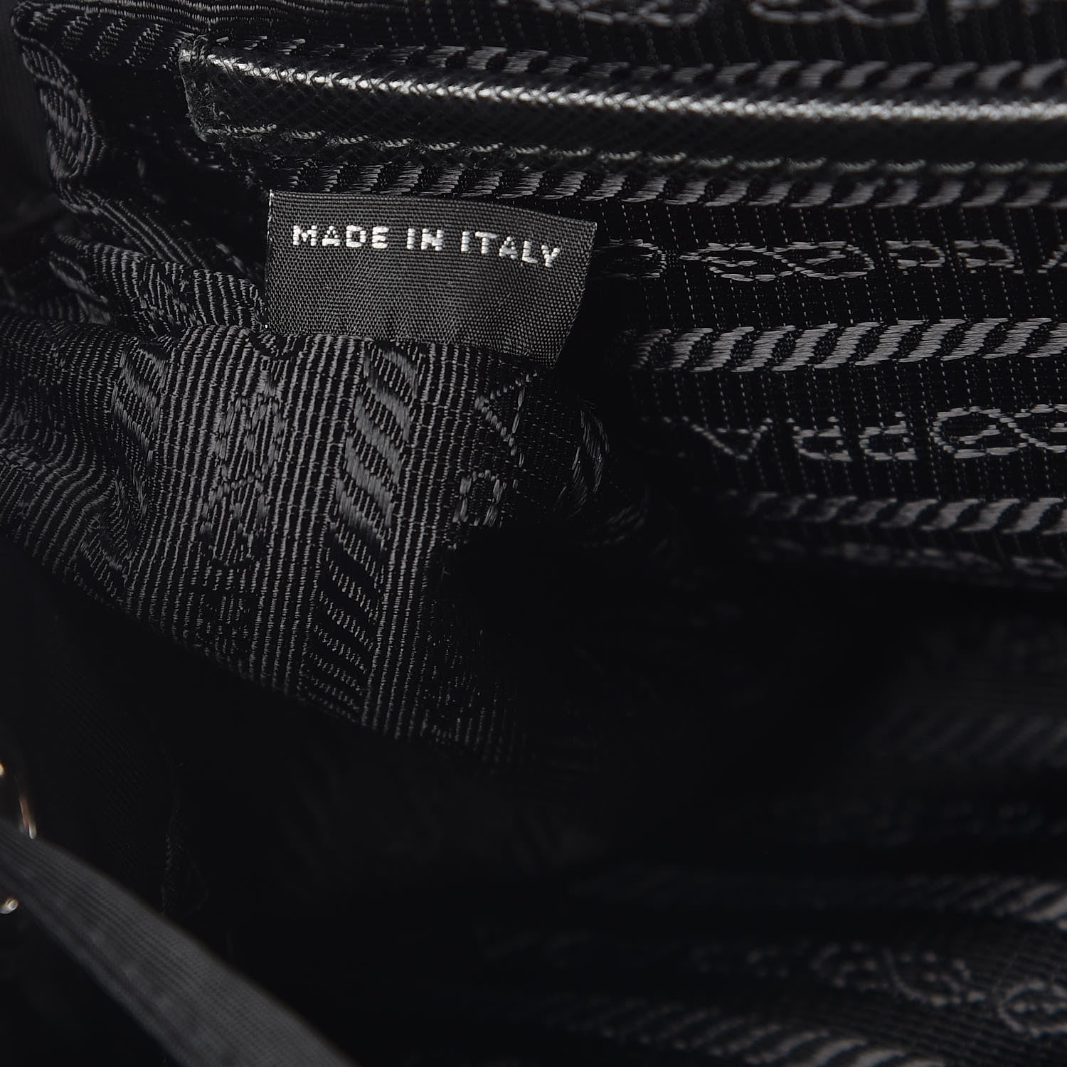Prada Tessuto Nylon Saffiano Medium Backpack Black 7 of 10