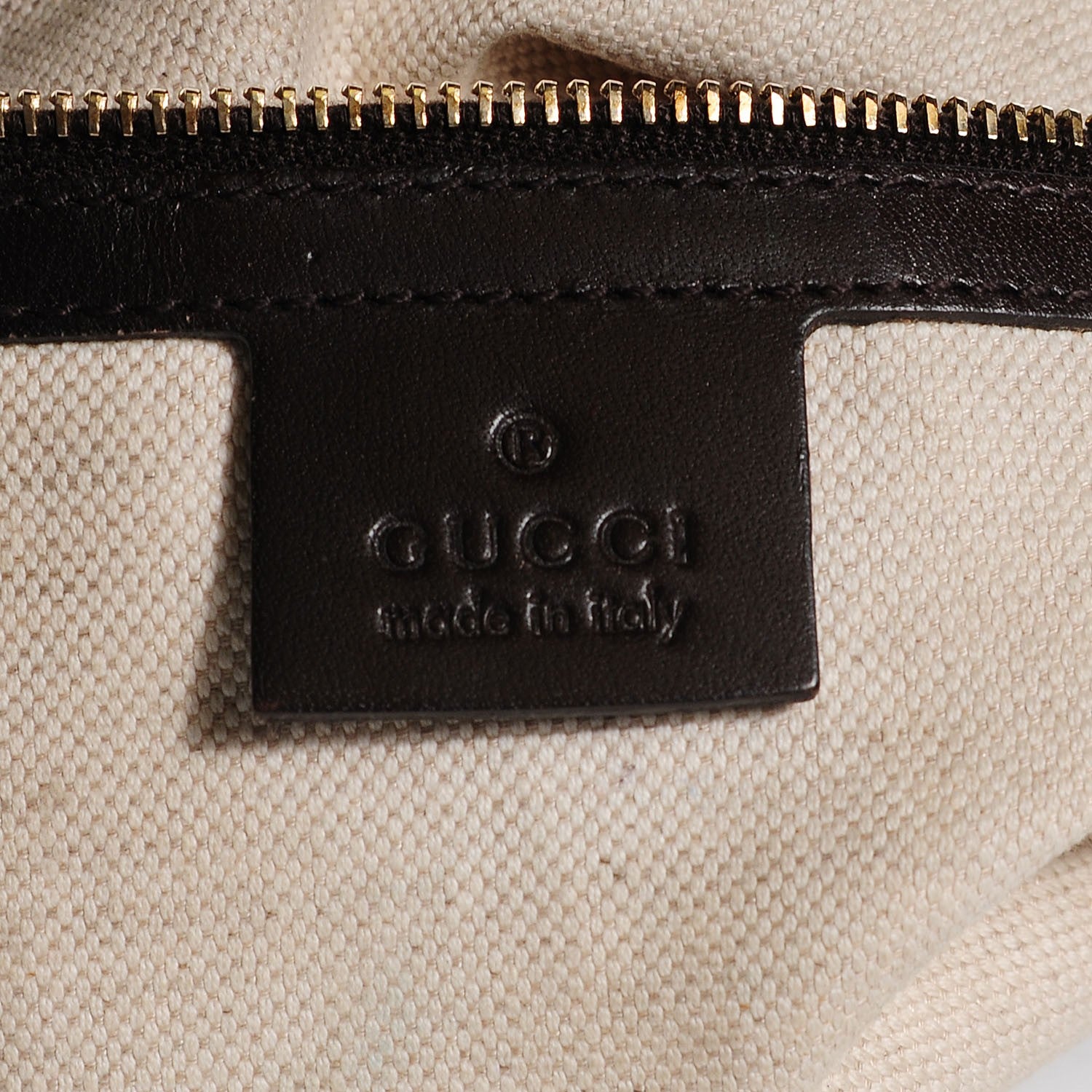 Gucci Monogram Vintage Web Medium Hobo Dark Brown 6 of 11