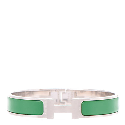 Hermes Matte Enamel Narrow Clic Clac HH Bracelet GM Bambou 1 of 5