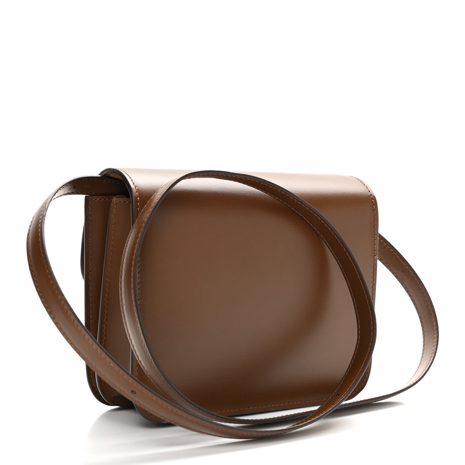 Celine Box Calfskin Teen Classic Box Flap Bag Camel 3 of 12