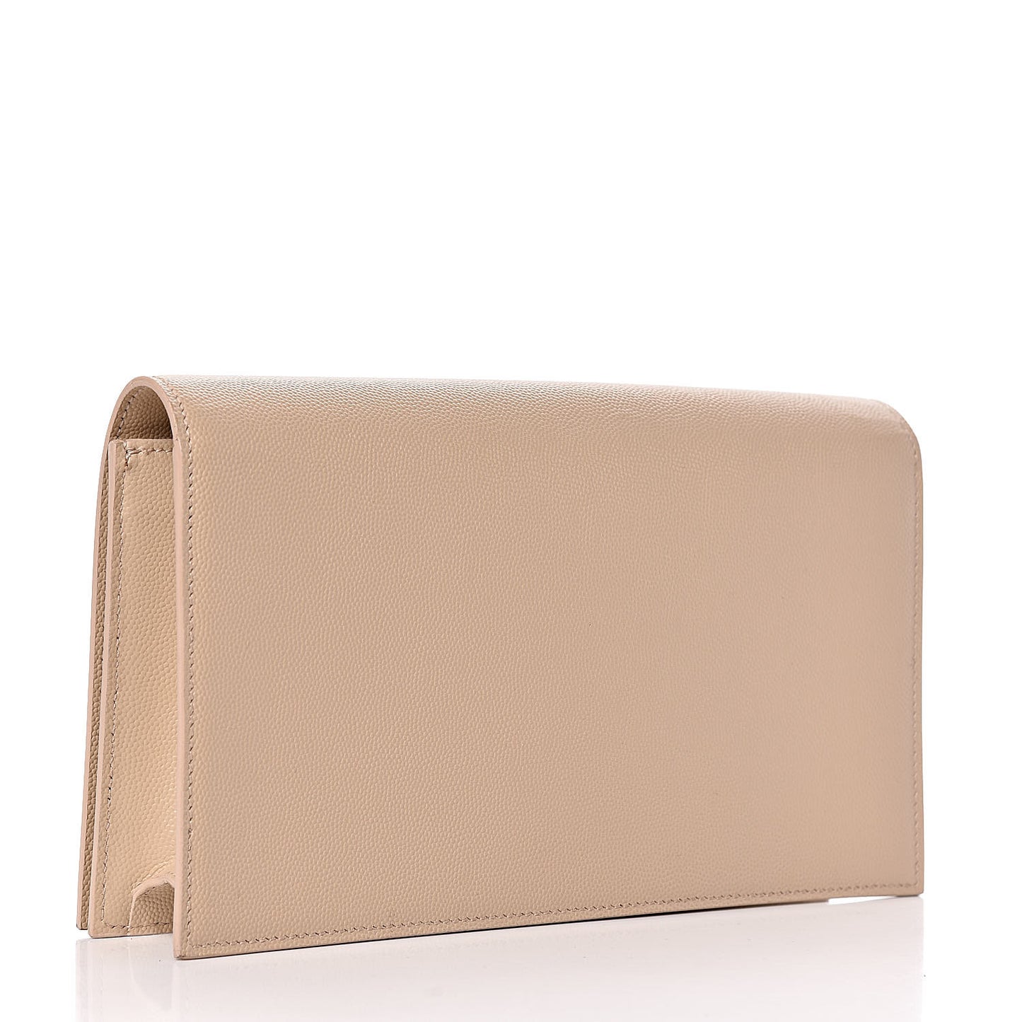 Grain De Poudre Classic Kate Monogram Clutch Nude Powder
