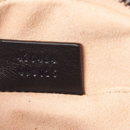 Gucci Calfskin Matelasse GG Marmont Belt Bag 85 34 Black 10 of 10