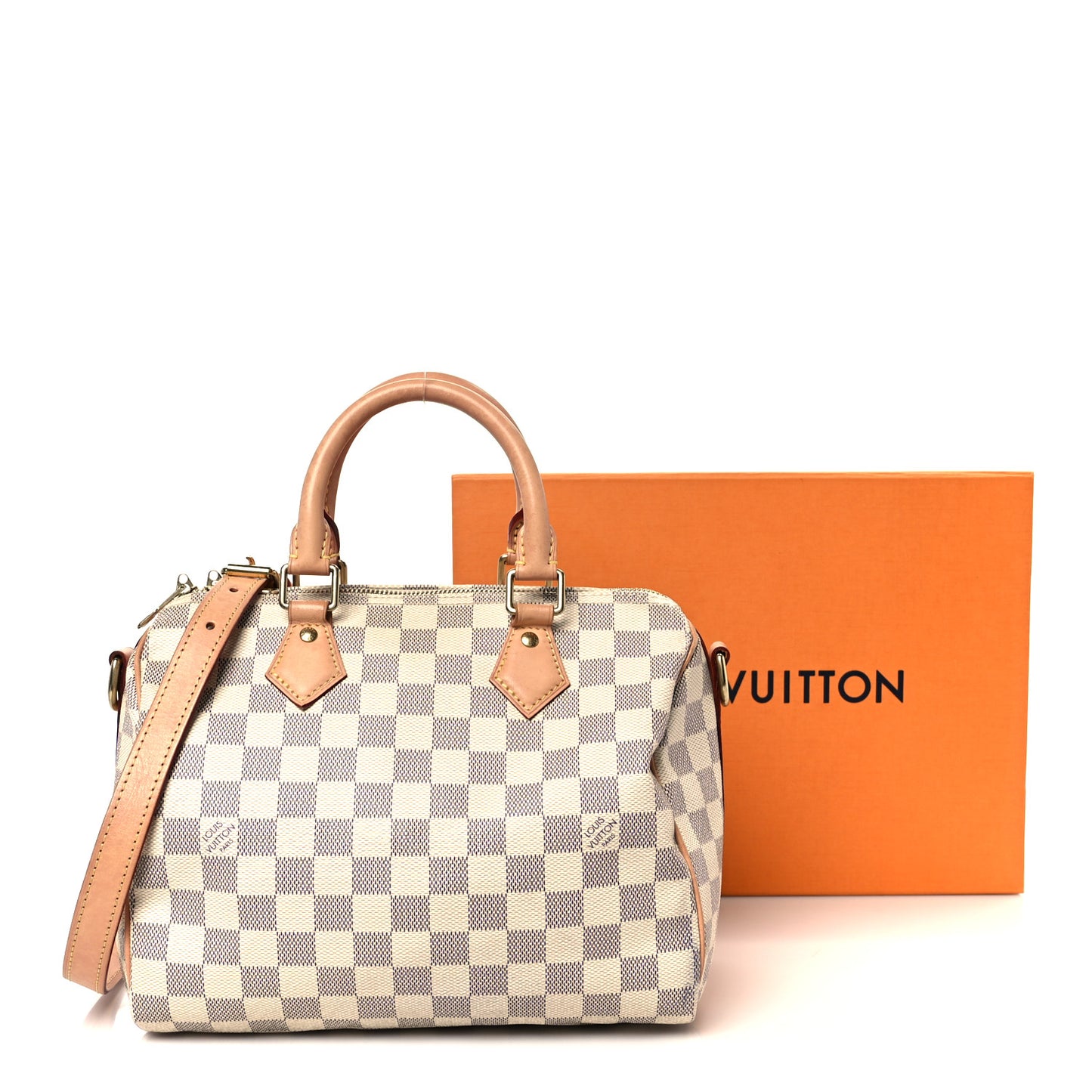 Damier Azur Speedy Bandouliere 25