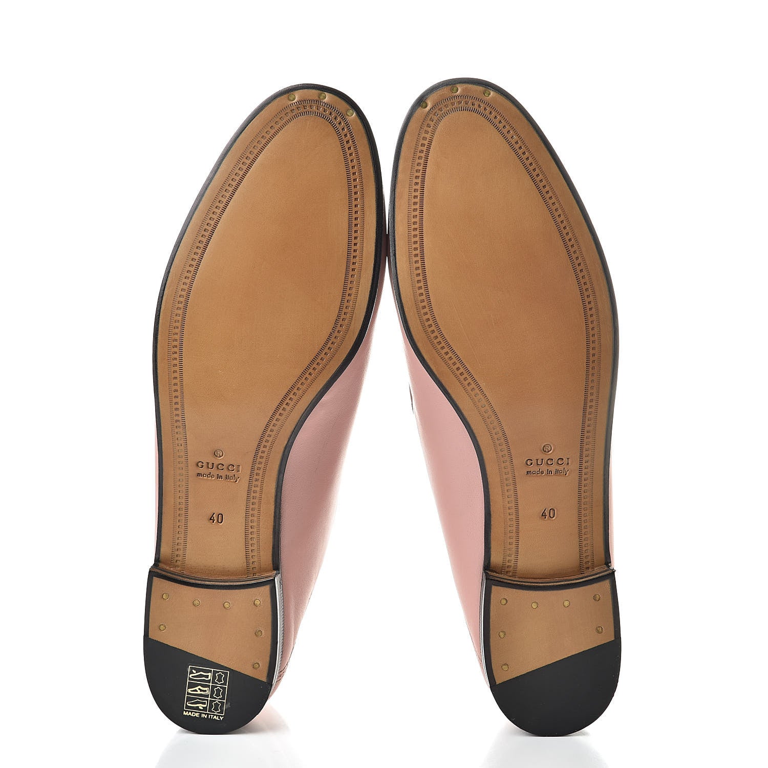 Gucci Lambskin Womens Brixton Horsebit Loafers 40 Perfect Pink 5 of 8