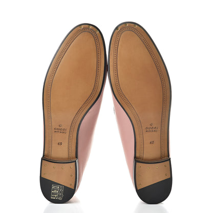 Gucci Lambskin Womens Brixton Horsebit Loafers 40 Perfect Pink 5 of 8