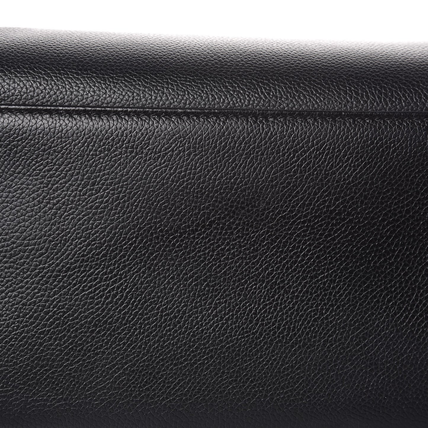 Calfskin Cerf Executive Shopper Tote Black