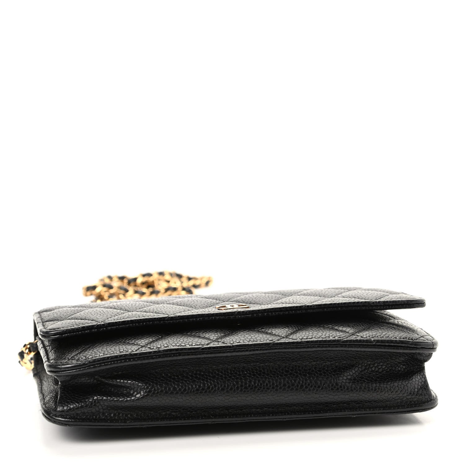 Chanel Caviar Quilted Wallet On Chain WOC Black 4 of 10