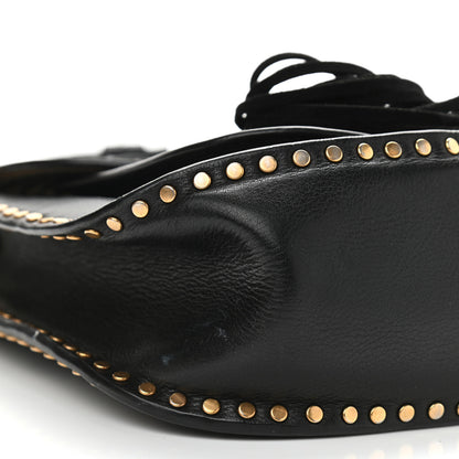 Chloe Calfskin Braided Medium Hudson Shoulder Bag Black 9 of 21