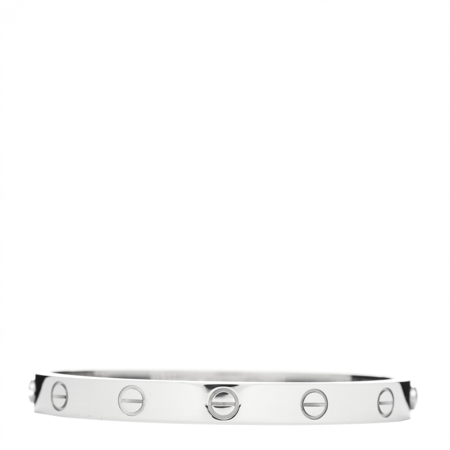 Cartier 18K White Gold LOVE Bracelet 16 3 of 4