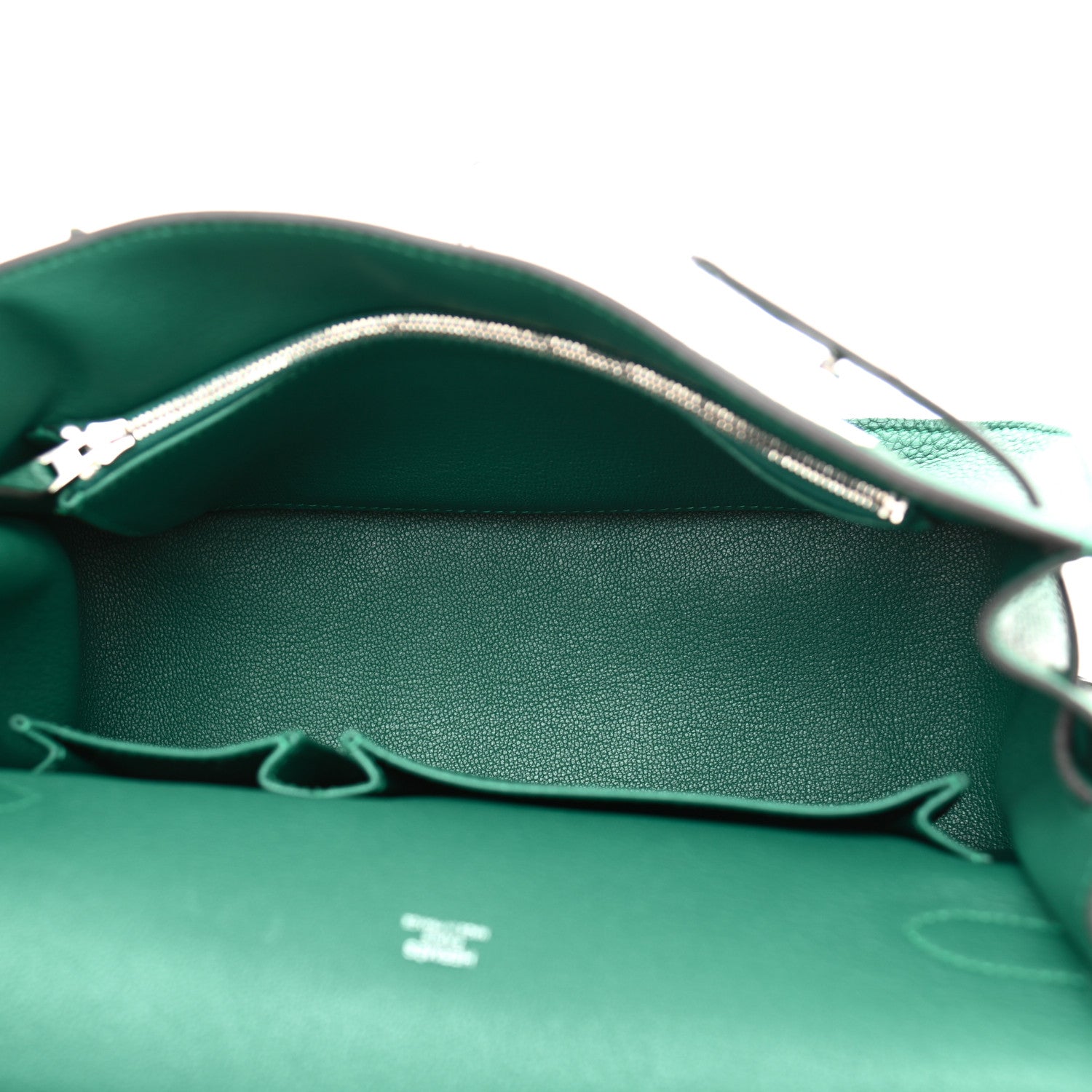 Hermes Taurillon Clemence Jypsiere 28 Malachite 4 of 10