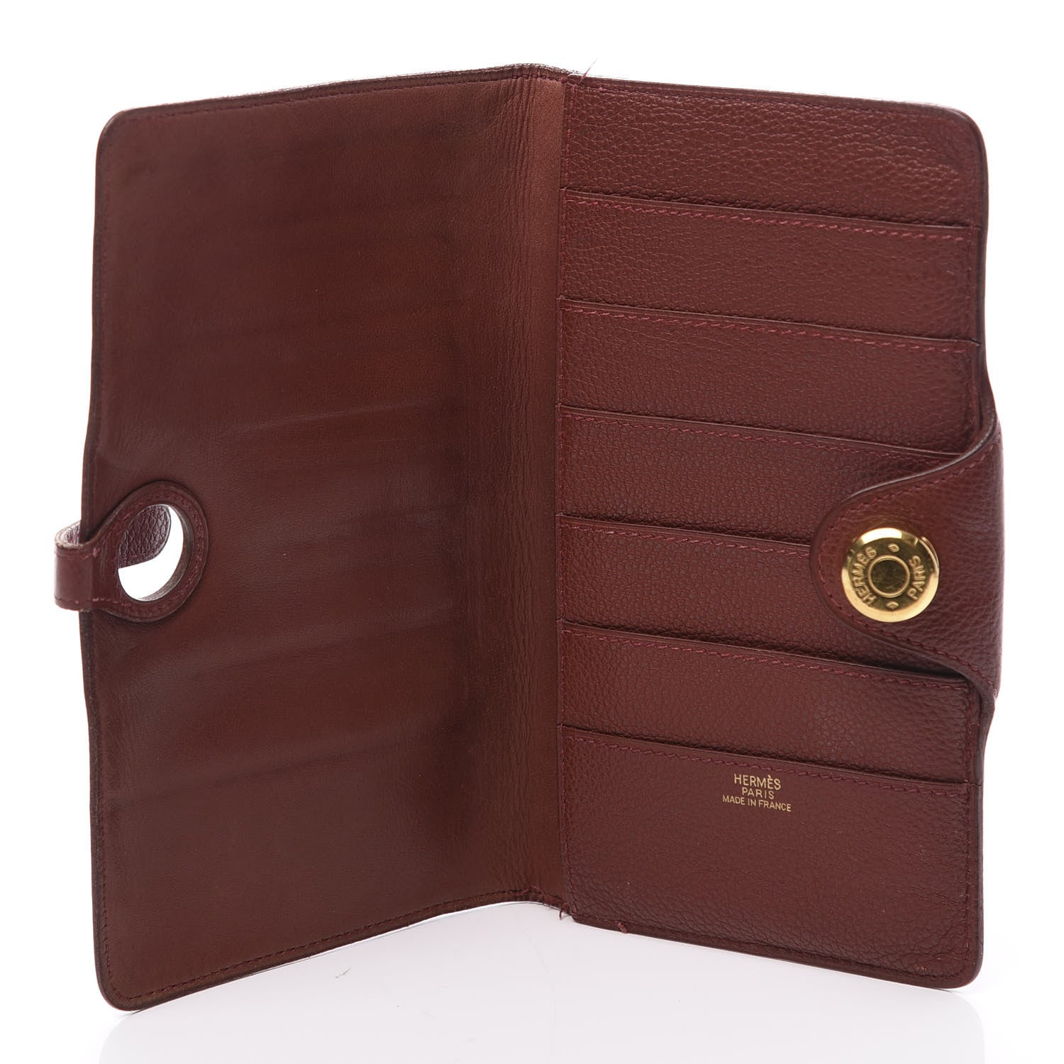Hermes Evergrain Dogon Wallet Havane 4 of 9