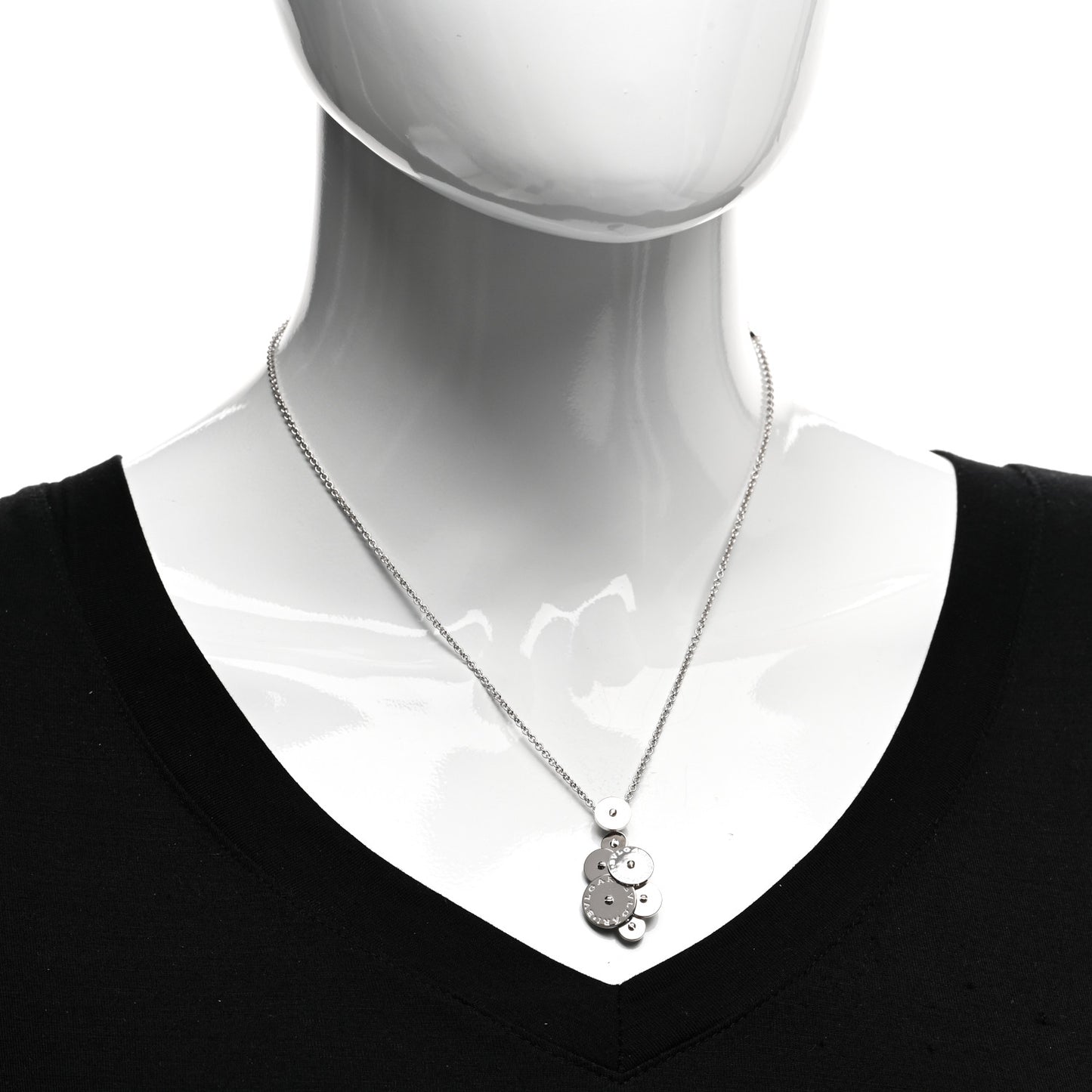 18K White Gold Cicladi Pendant Necklace