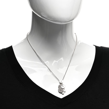Bulgari 18K White Gold Cicladi Pendant Necklace 2 of 4