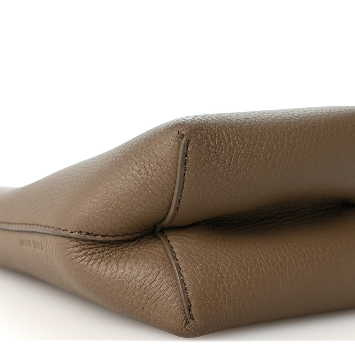 The Row Grained Calfskin Small N/S Park Crossbody Dark Taupe 7 of 8