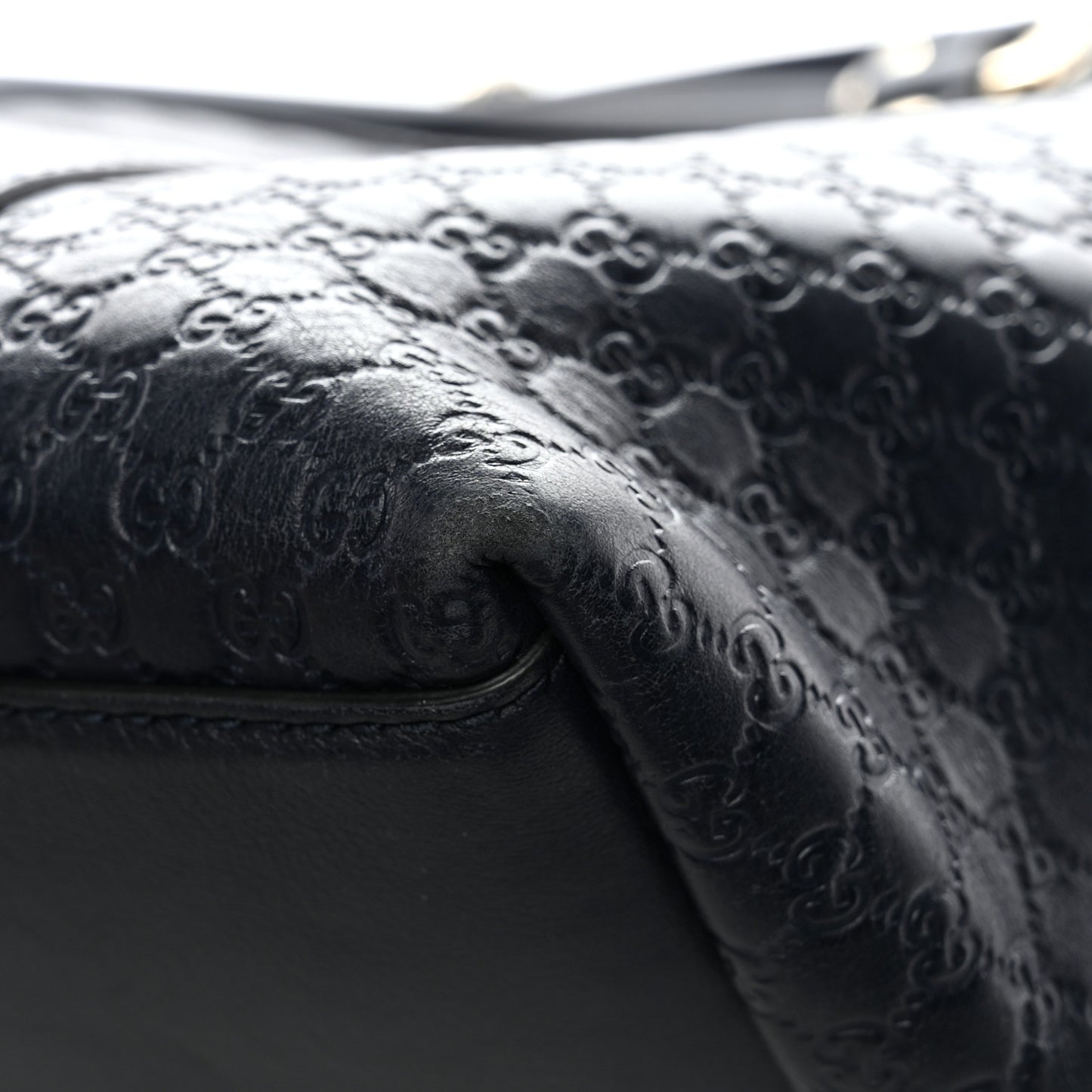 Soft Microguccissima Dome Satchel Navy