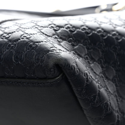 Gucci Soft Microguccissima Dome Satchel Navy 13 of 14