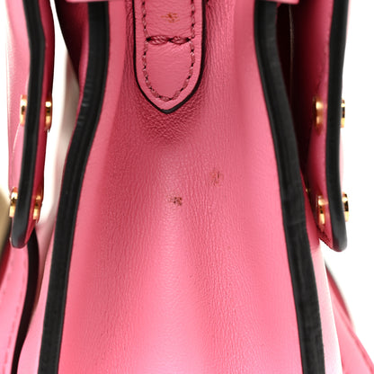 Fendi Vitello Grace Matte Small Flip Tote Pink 17 of 18