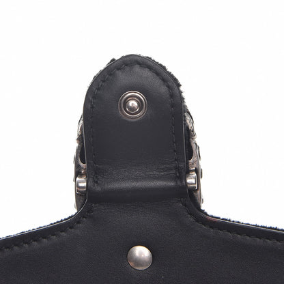 Gucci Velvet Super Mini Dionysus Shoulder Bag Black 9 of 11